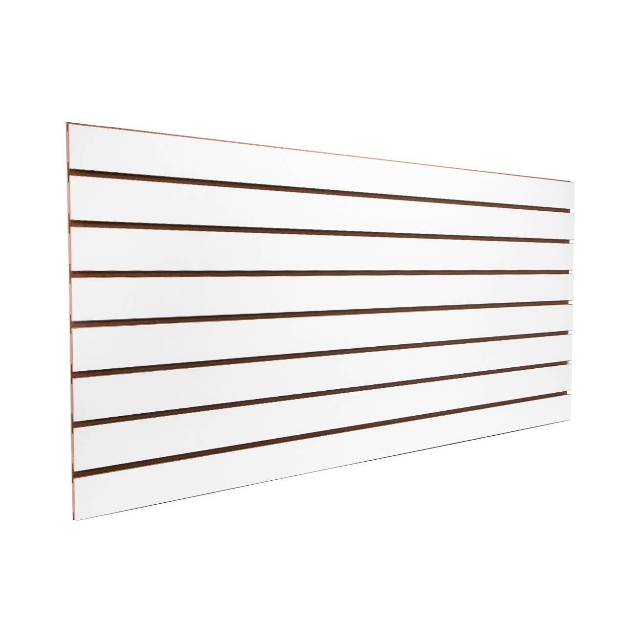 2' X 4' White Horizontal Slatwall Easy Panels - Pack Of 2