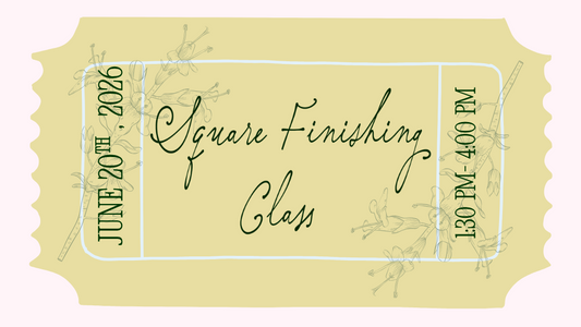 Square Ornament Finishing Class- June 20th