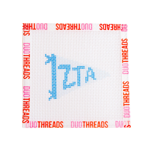 Zeta Tau Alpha Sorority Pennant Needlepoint